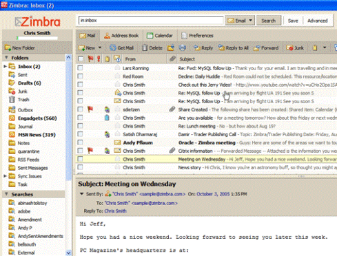 Zimbra new Prism-based Desktop for MAC Zimbra new Prism-based Desktop for MAC