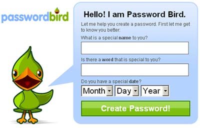 Password Bird - Create random passwords Password Bird - Create random passwords