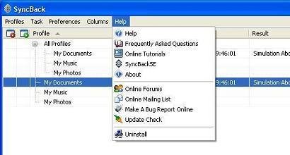Backup & synchronize your hard drive with SyncBack