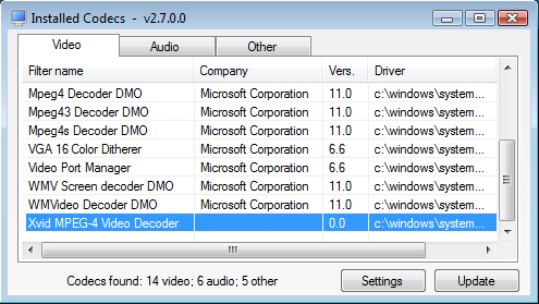Find and download audio video codecs to play movies - CodecInstaller