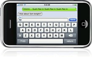 How to send free text messages from an iPhone
