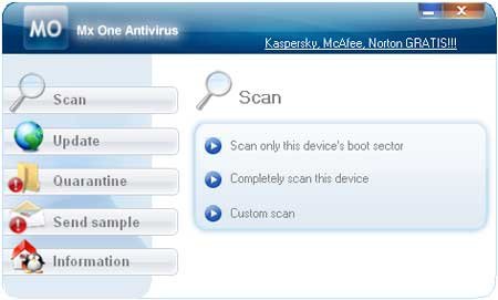 Free AntiVirus for USB Drive - Mx One