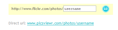 Make presentations of Your Flickr Photos with Picsviewr