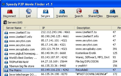 Find Movies easily with Speedy P2P