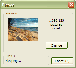 Flickr wallpaper changer – Fleace