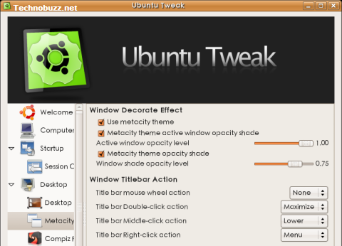 Tweak Ubuntu Linux Settings with Ubuntu Tweak