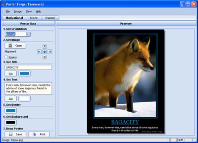 Create Posters from your photos