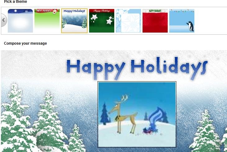 Send Christmas Card with Youtube Greetings
