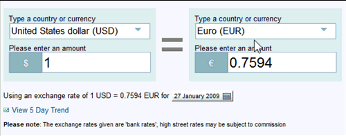 Yahoo Currency Converter Yahoo Currency Converter