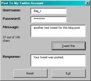 Send Tweets from Microsoft Excel