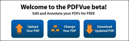 Edit PDF files online with PDFVue