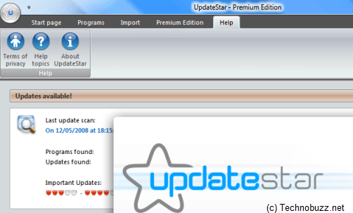 Auto-update windows installed applications: UpdateStar