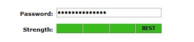 Check Password Strenth with Microsoft password checker