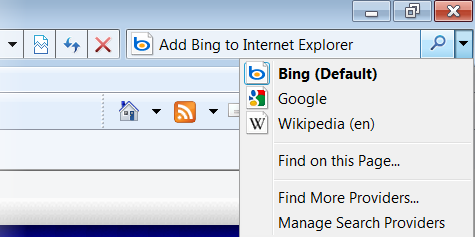 How to Add Bing Search to Internet Explorer