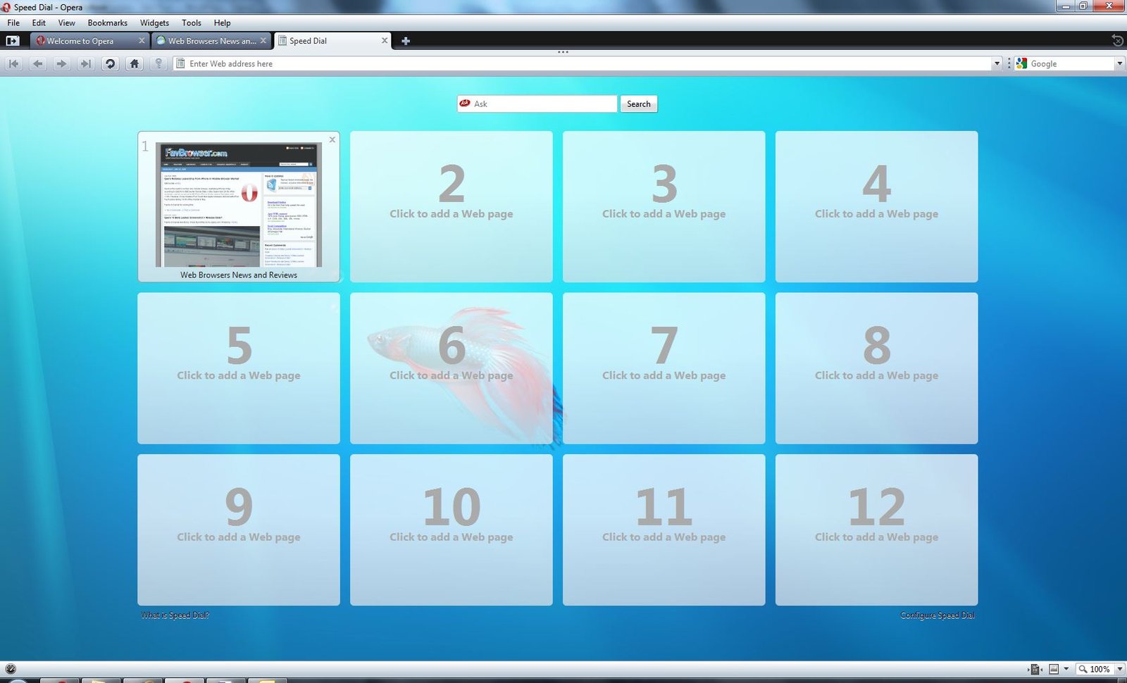 Opera 10 Beta Screenshots with Download Links Opera 10 Beta Screenshots with Download Links