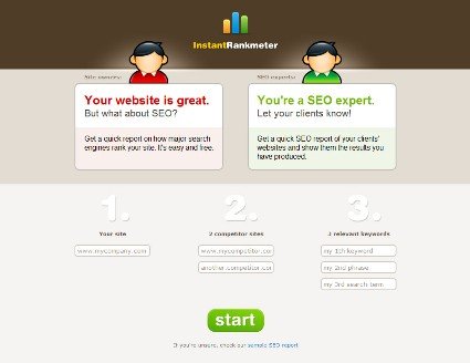 InstantRankmeter: Check your website Search Ranking