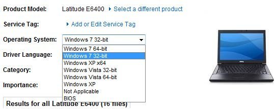 Windows 7 Drivers for Dell Desktop and Laptop