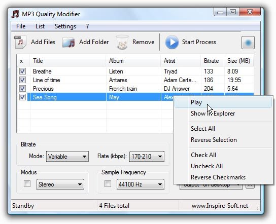 MP3 Quality Modifier, MP3 Bitrate, Mp3 Music, mp3,quality,modifier,modify,bitrate,encoder,shrink,audio,music,download,freeware,software