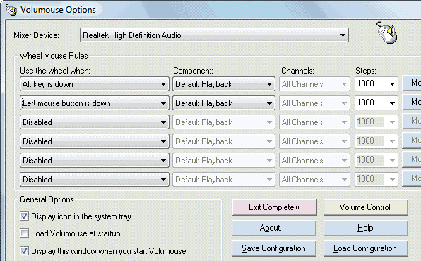 Adjust volume of PC with your mouse wheel: Volumouse