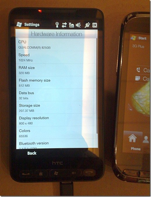 HTC Leo First Live Shots