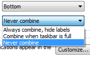 Turn Windows 7 Taskbar to Vista