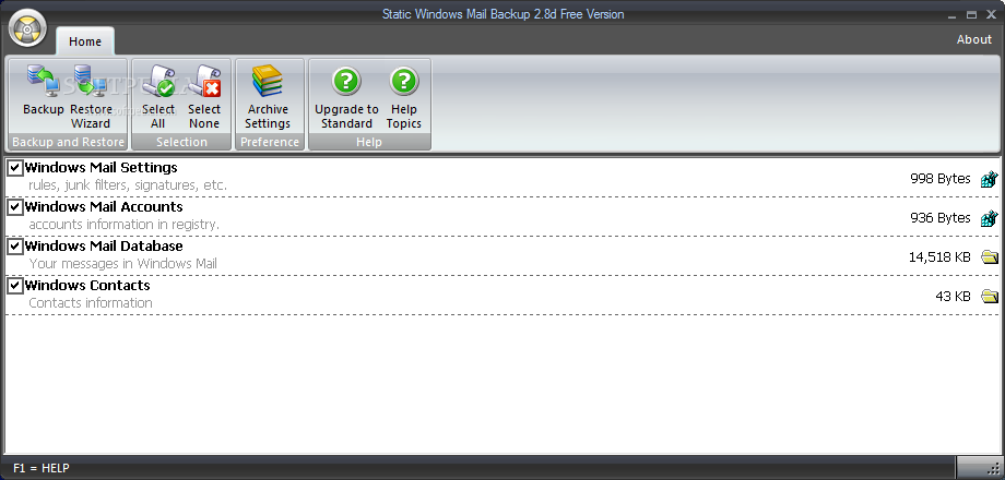 Backup Windows Mail Easily