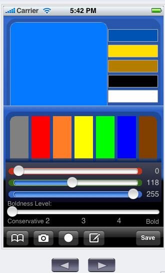 ColorMatch iphone app