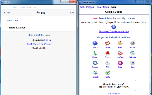 Google tasks, Google Ap, Gmail, Mobile