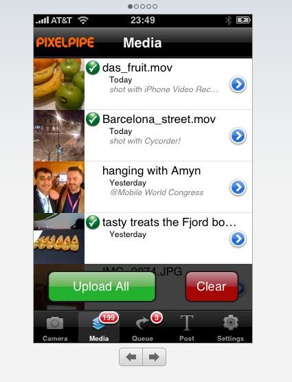  PixelPipe iphone app