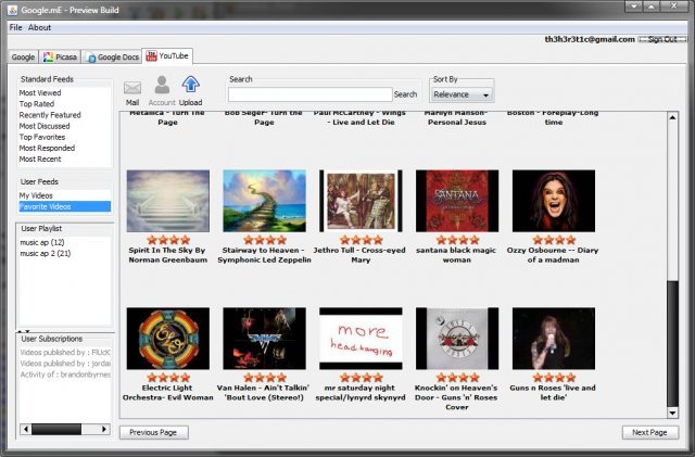 Google.mE, Google docs, GMail, Picasa, manage Google service, synchronize Google service  