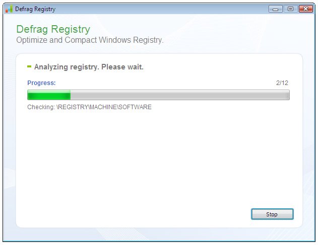 Quicksys RegDefrag, Speed PC, Windows 7
