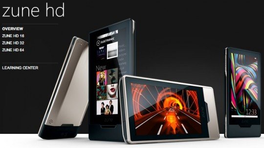Zune HD 4.5 Update Available Soon