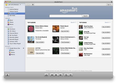 DoubleTwist: iTune Alternative for Android
