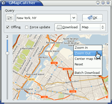 GMapCatcher: Save and Read Google Maps In Offline Mode