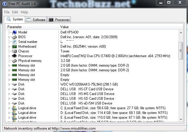 PC Audit: Get all information about your PC