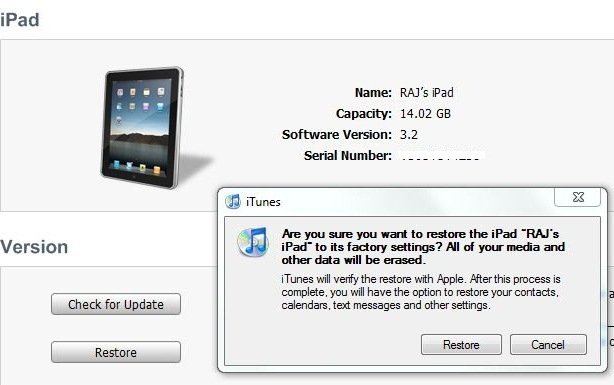 How to Backup, Restore Apple iPad