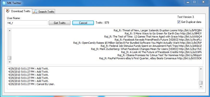 Backup your Twitter with MK Twitter