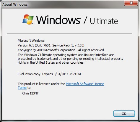 Windows 7 Service Pack 1 leaked