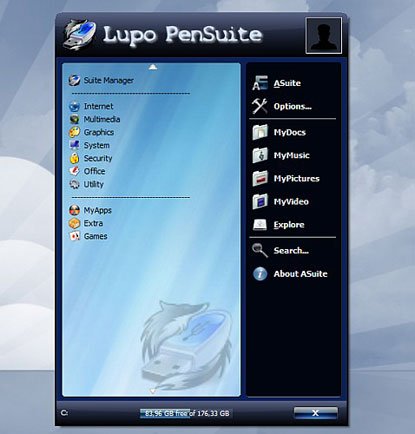 Lupo PenSuite: 200+ Portable Apps and games for your USB