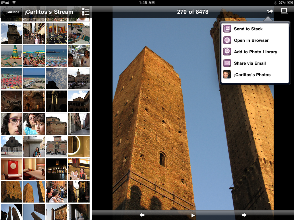 FlickStackr: Flickr app for iPad