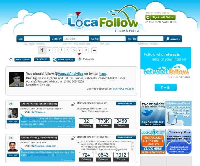 twitter listd, twitter, search, users, twitters, locate, follow, followers
