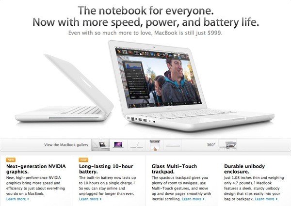 Apple New Macbook With 10-Hour Battery Life