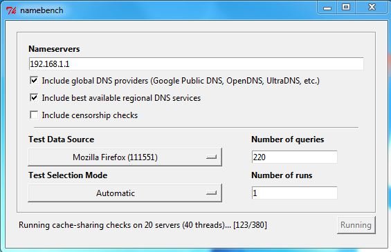 Boost Internet Speed with Namebench