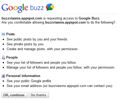 buzz,sms,text, Google