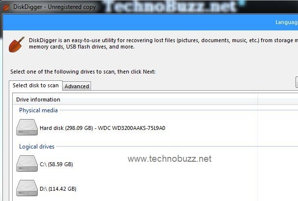 Recover Deleted Files with DiskDigger