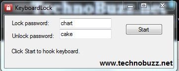 Lock keyboard and mouse with KeyboardLock