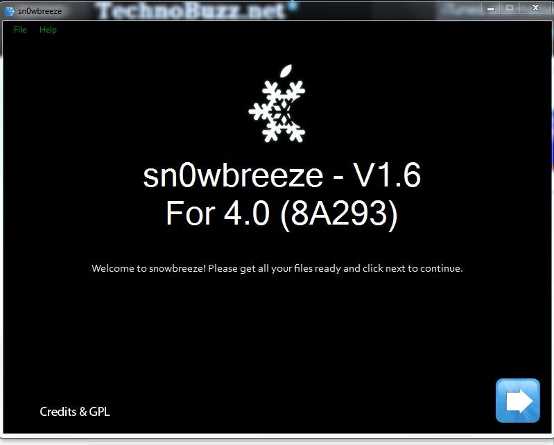 Download Sn0wbreeze 1.6.1 Jailbreak iOS 4 iPhone 3GS, 3G