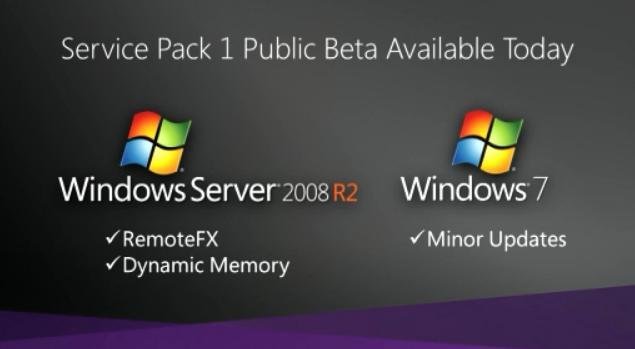 Windows 7 SP1 public beta released