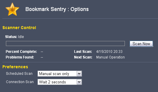 Check duplicate and bad links in Chrome with Bookmark Sentry