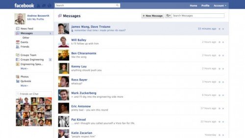 Facebook Launches E-mail Service @Facebook